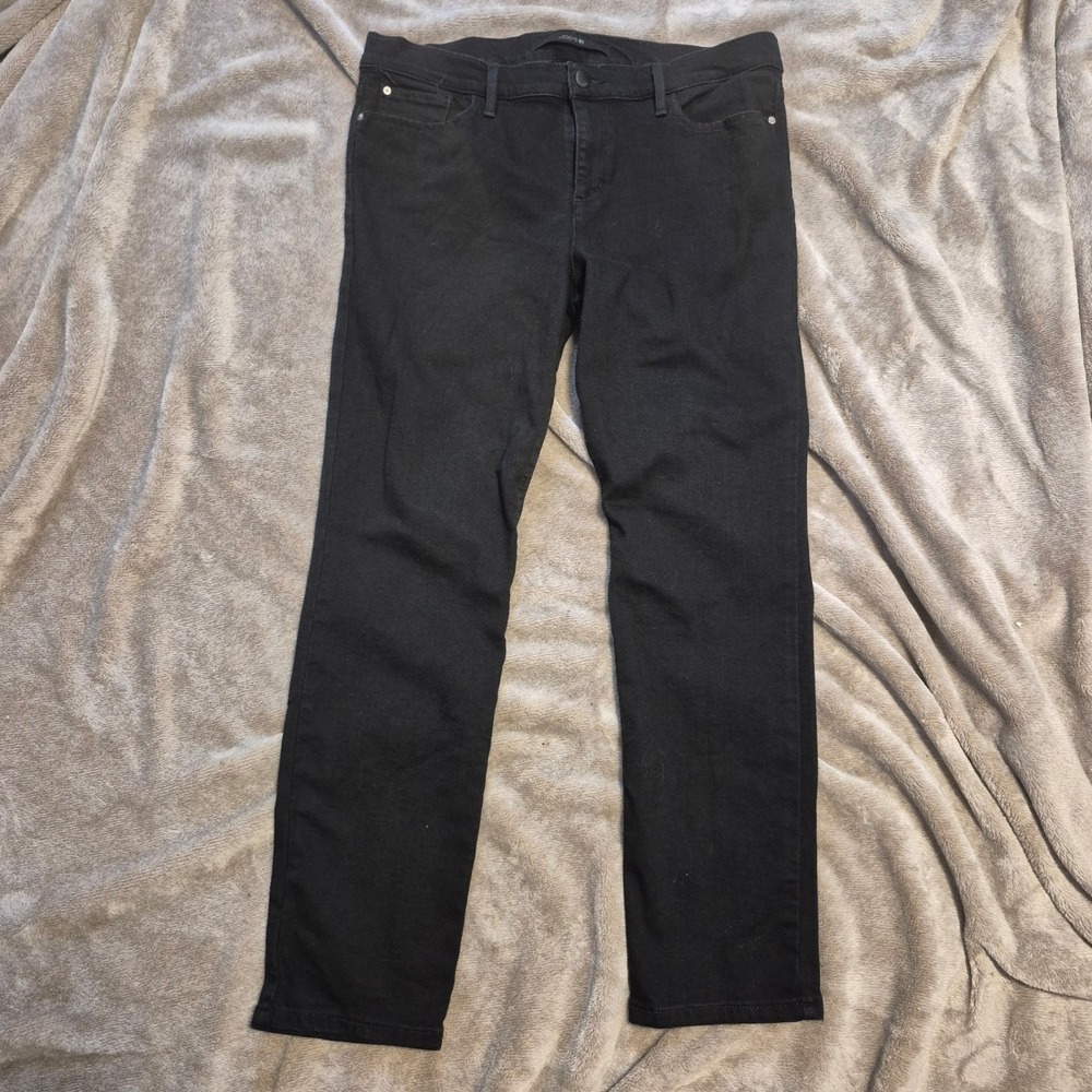 Joes Jeans Womens W32 Straight Leg Black Stretch Denim Pants CL#204M